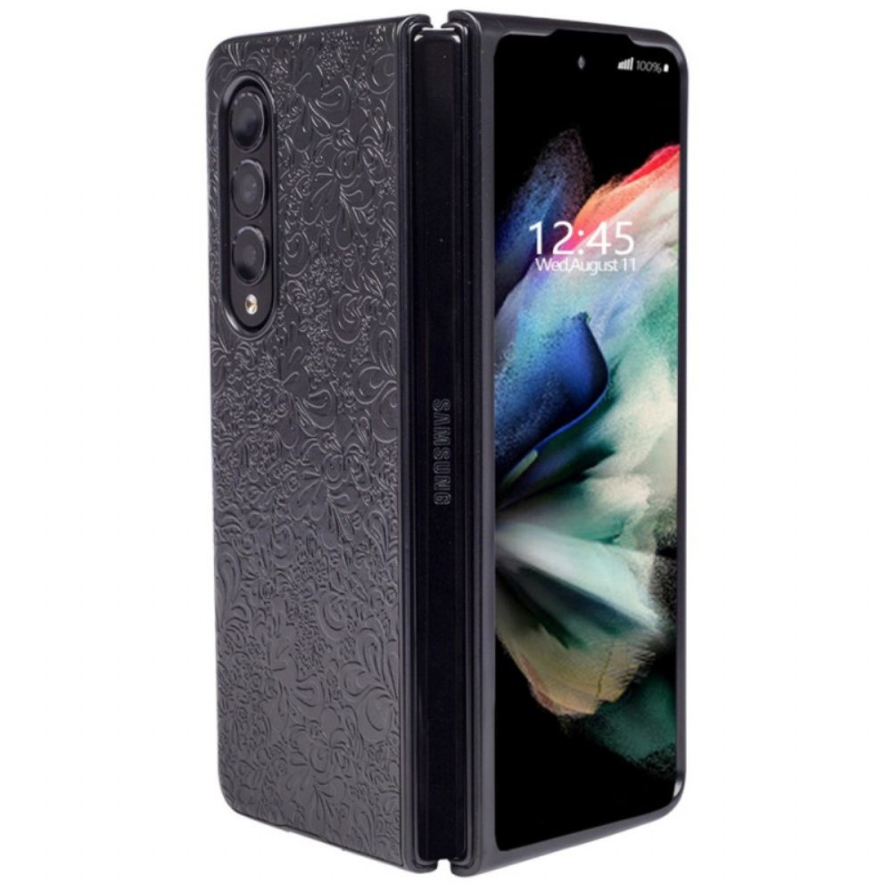 Hoesje voor Samsung Galaxy Z Fold 4 Arabesk Reliëf