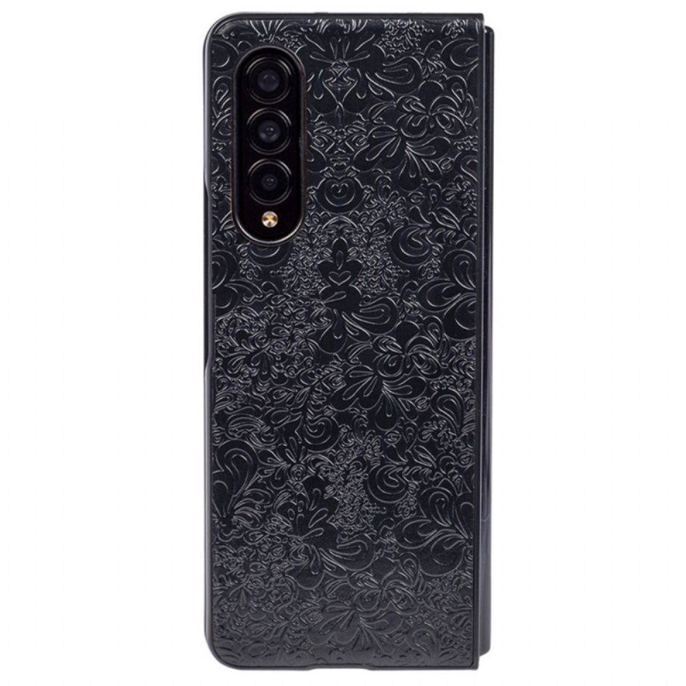 Hoesje voor Samsung Galaxy Z Fold 4 Arabesk Reliëf