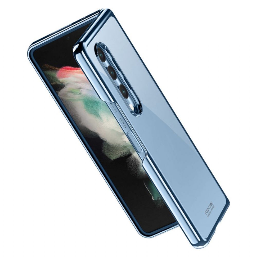 Hoesje voor Samsung Galaxy Z Fold 4 Discreet Metaal