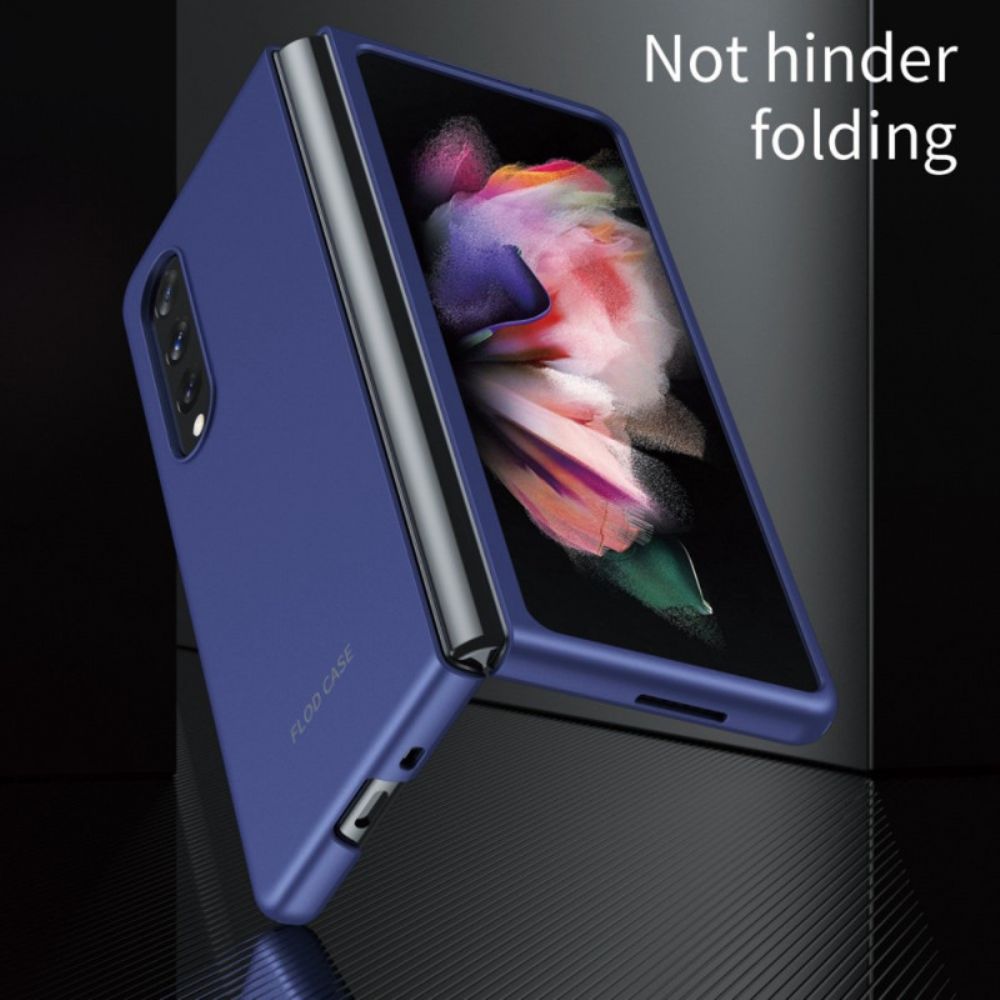 Hoesje voor Samsung Galaxy Z Fold 4 Flod-behuizing Metallic