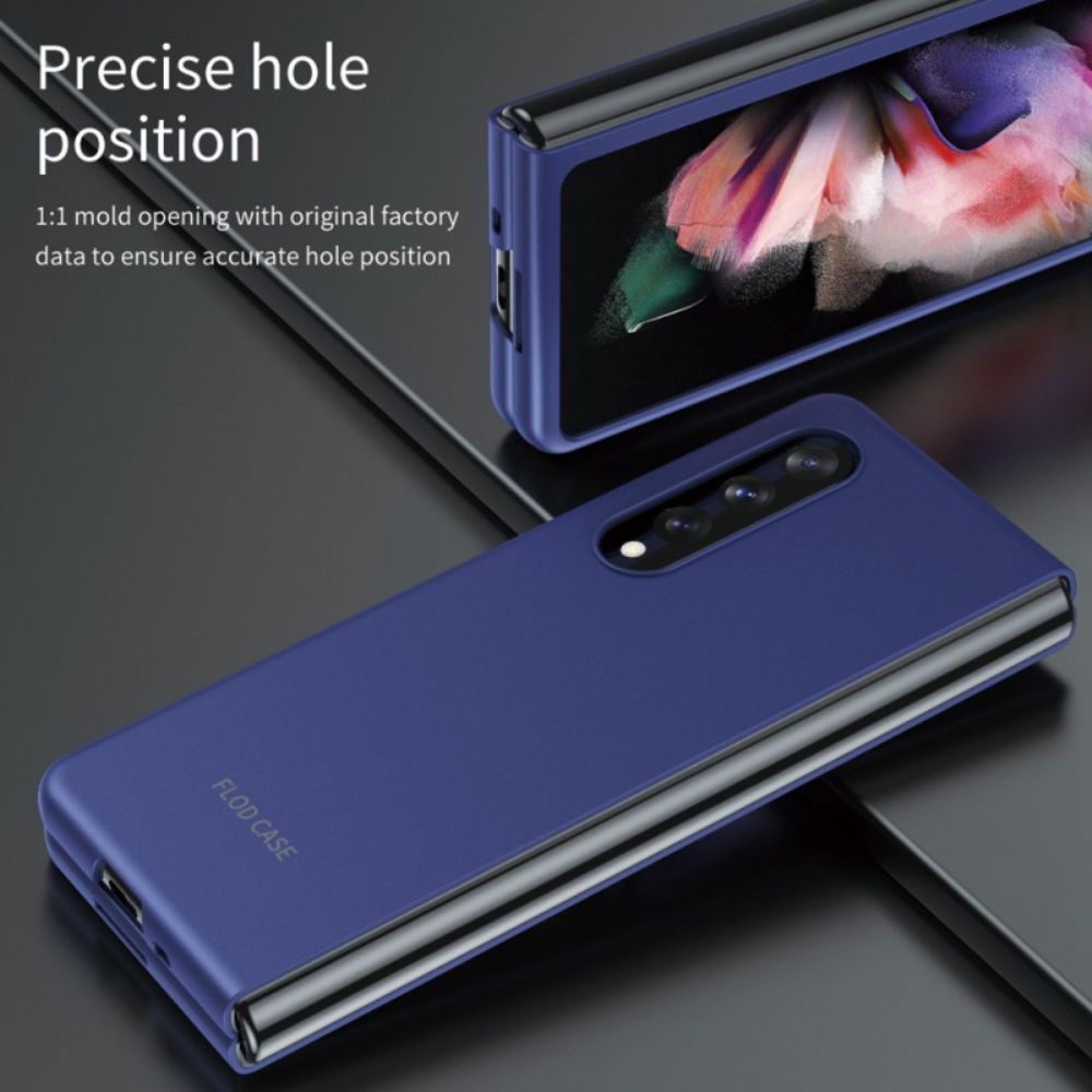 Hoesje voor Samsung Galaxy Z Fold 4 Flod-behuizing Metallic