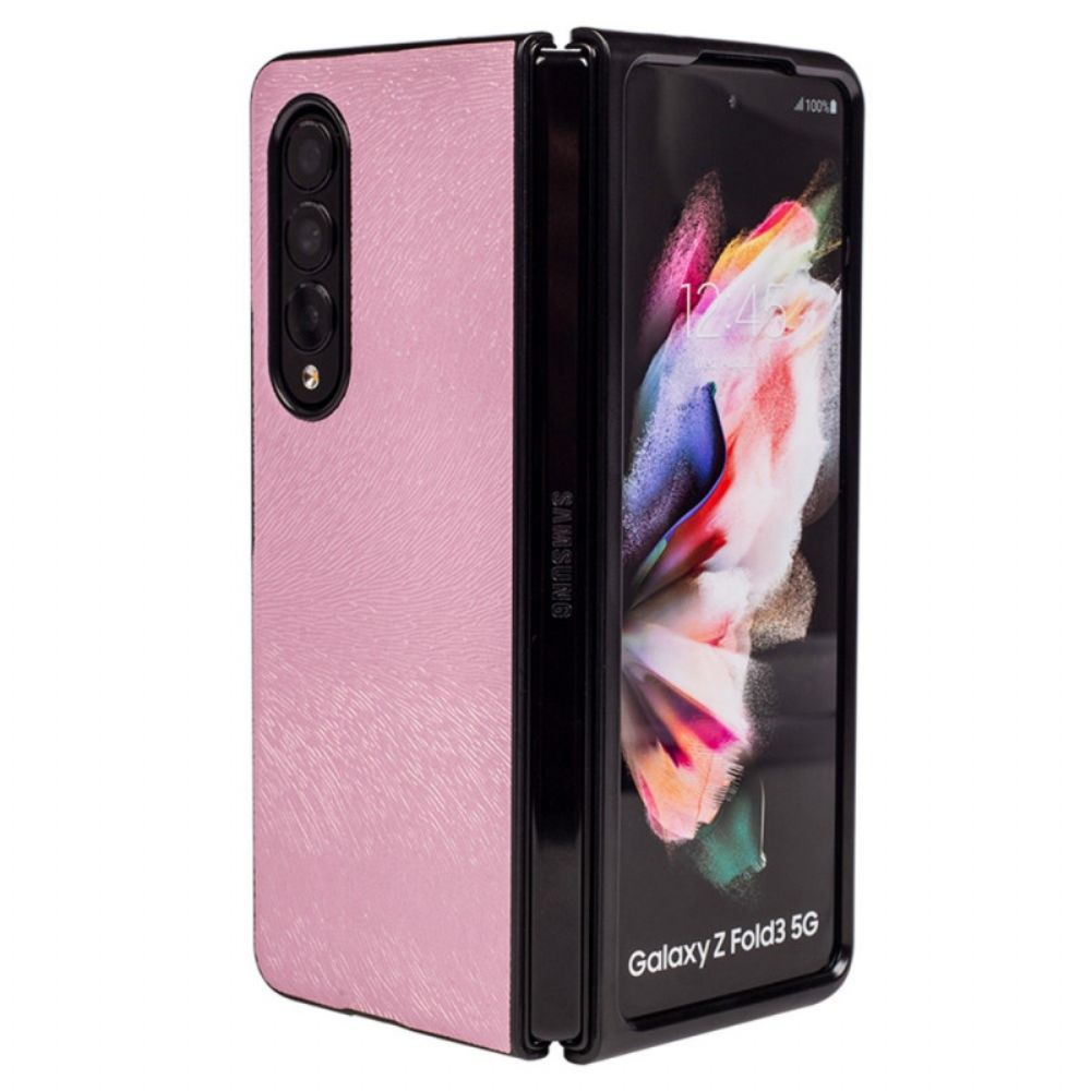 Hoesje voor Samsung Galaxy Z Fold 4 Gebosseleerd Bont