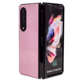 Hoesje voor Samsung Galaxy Z Fold 4 Gebosseleerd Bont