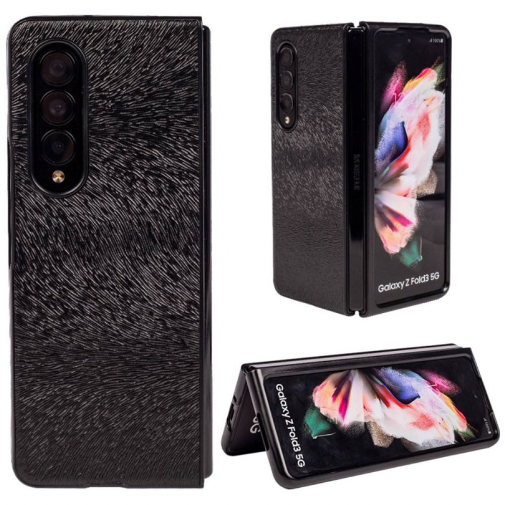 Hoesje voor Samsung Galaxy Z Fold 4 Gebosseleerd Bont