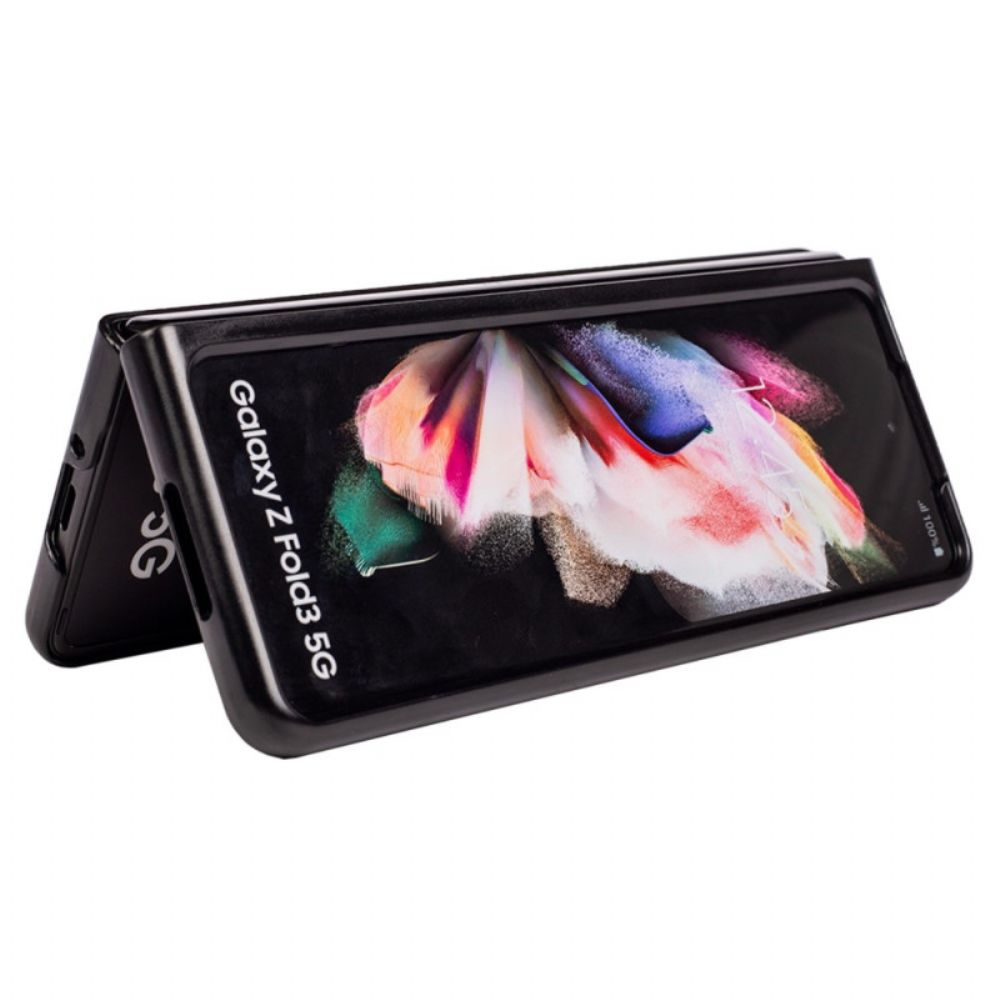 Hoesje voor Samsung Galaxy Z Fold 4 Gebosseleerd Bont