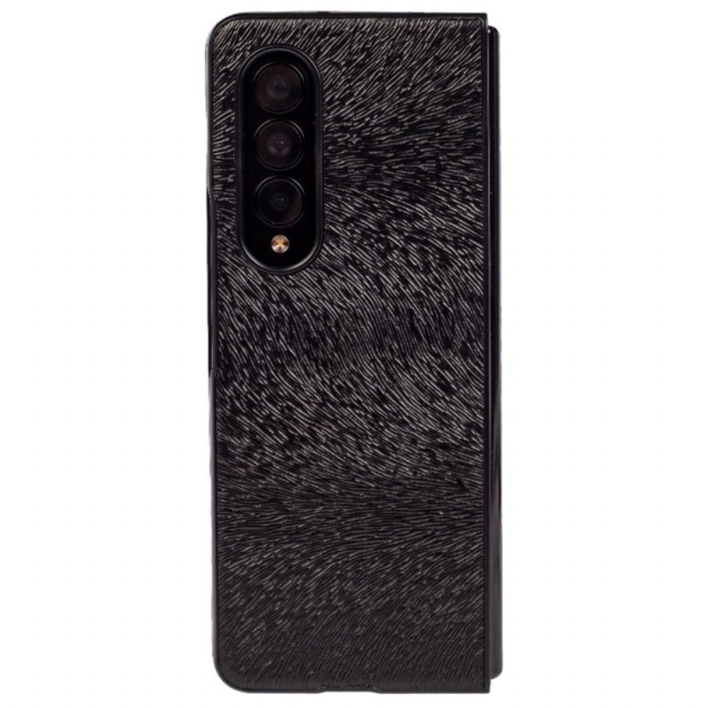 Hoesje voor Samsung Galaxy Z Fold 4 Gebosseleerd Bont