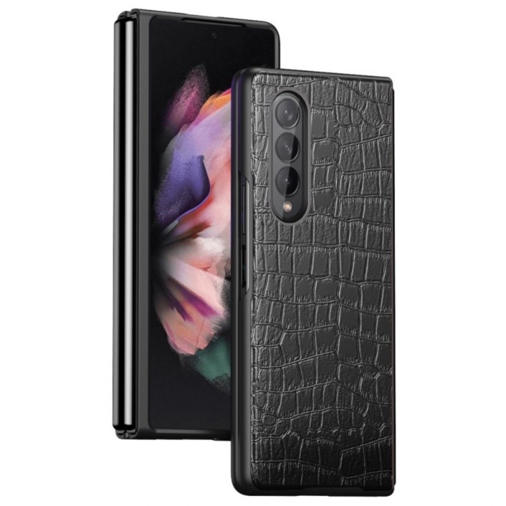 Hoesje voor Samsung Galaxy Z Fold 4 Klassieke Croc