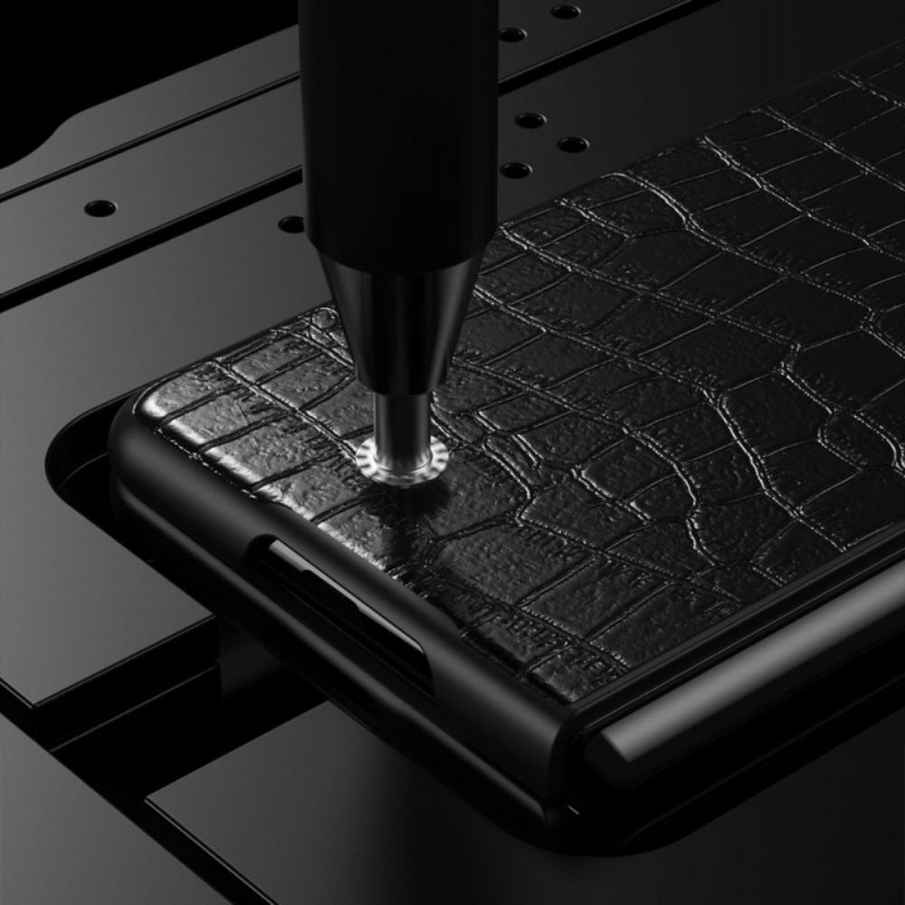 Hoesje voor Samsung Galaxy Z Fold 4 Klassieke Croc