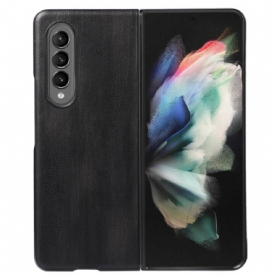 Hoesje voor Samsung Galaxy Z Fold 4 Verouderd Kunstleer