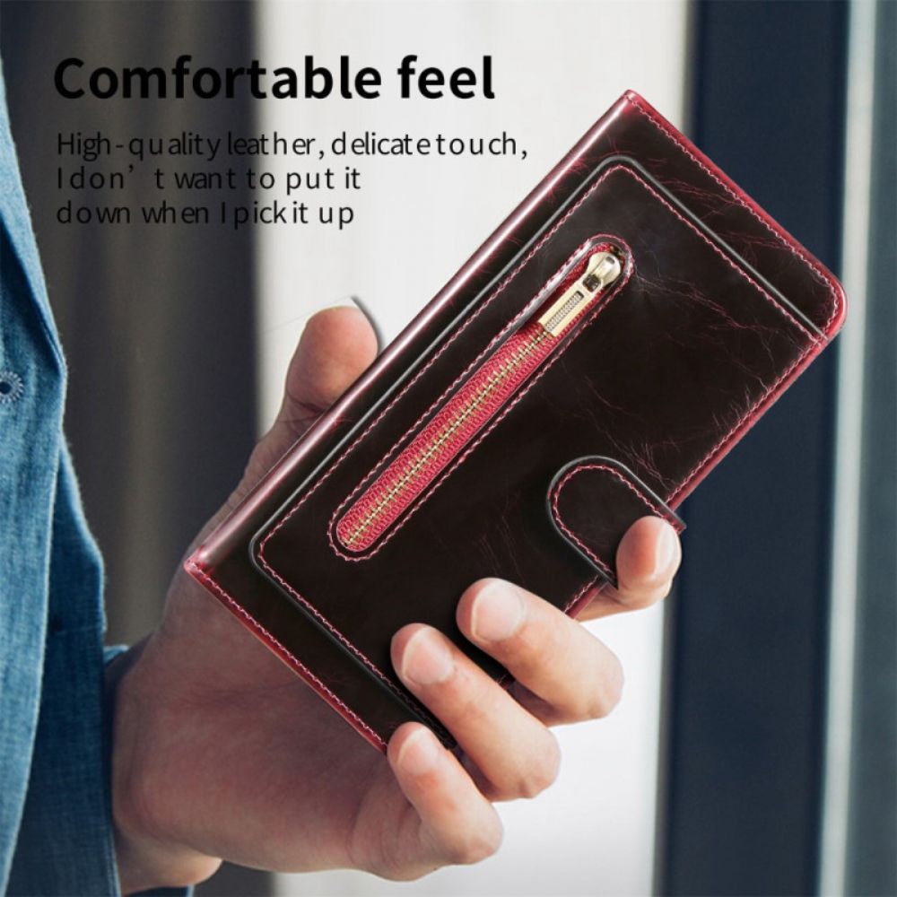 Leren Hoesje voor Samsung Galaxy Z Fold 4 Faux Leather Multi-pockets