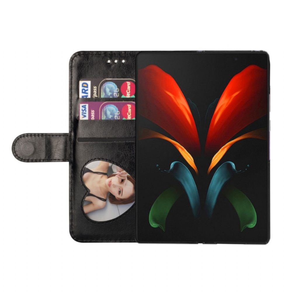 Leren Hoesje voor Samsung Galaxy Z Fold 4 Sterrenkoord