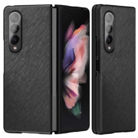 Telefoonhoesje voor Samsung Galaxy Z Fold 4 Geweven Textuur