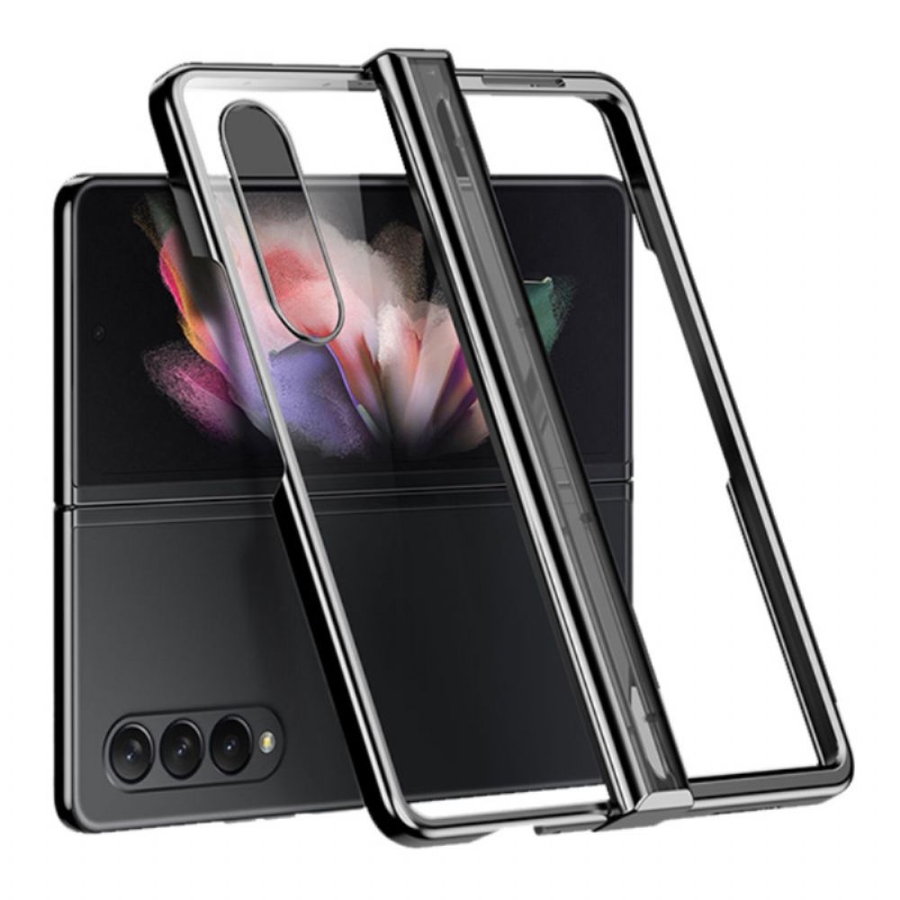 Telefoonhoesje voor Samsung Galaxy Z Fold 4 Heldere Metalen Scharnieren