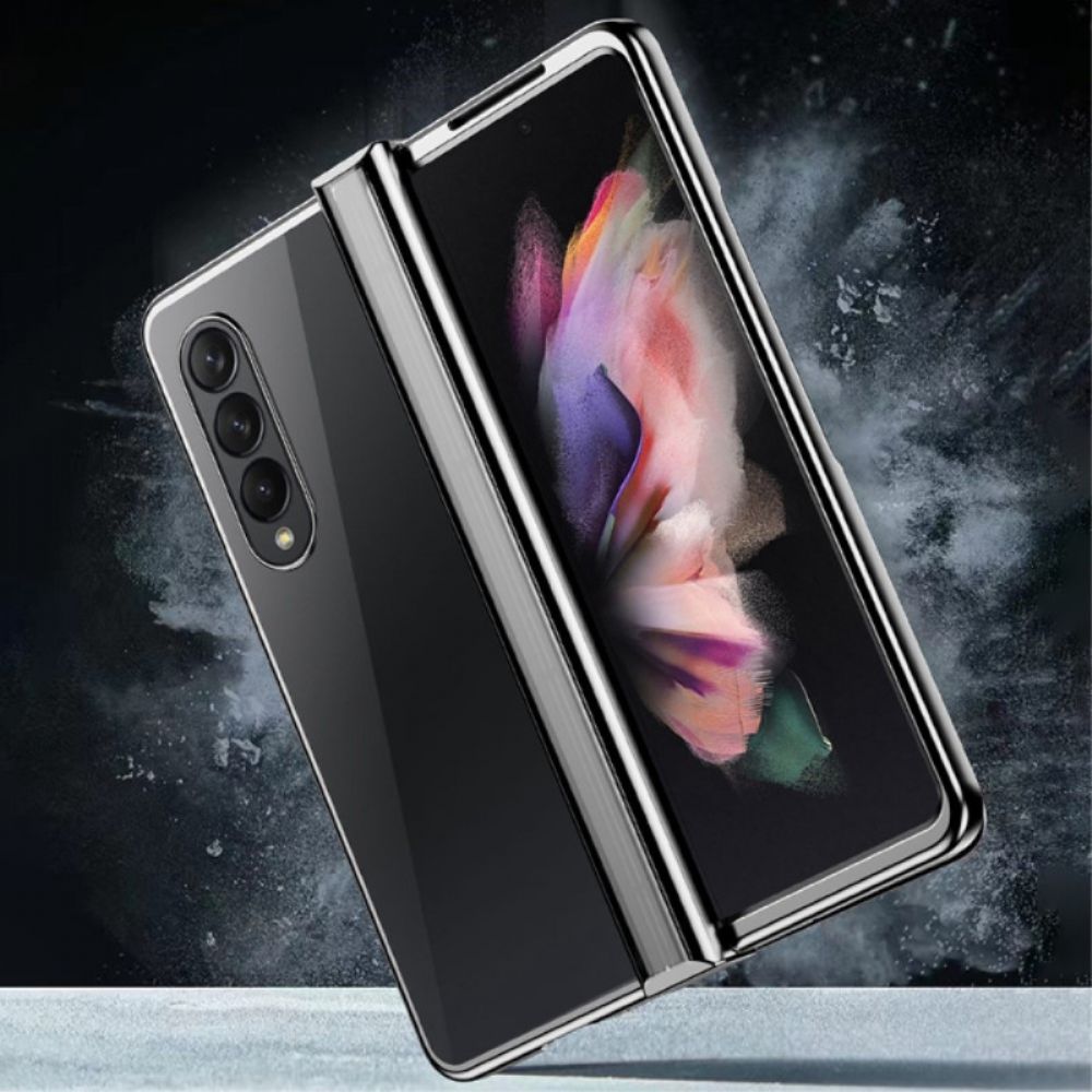 Telefoonhoesje voor Samsung Galaxy Z Fold 4 Heldere Metalen Scharnieren