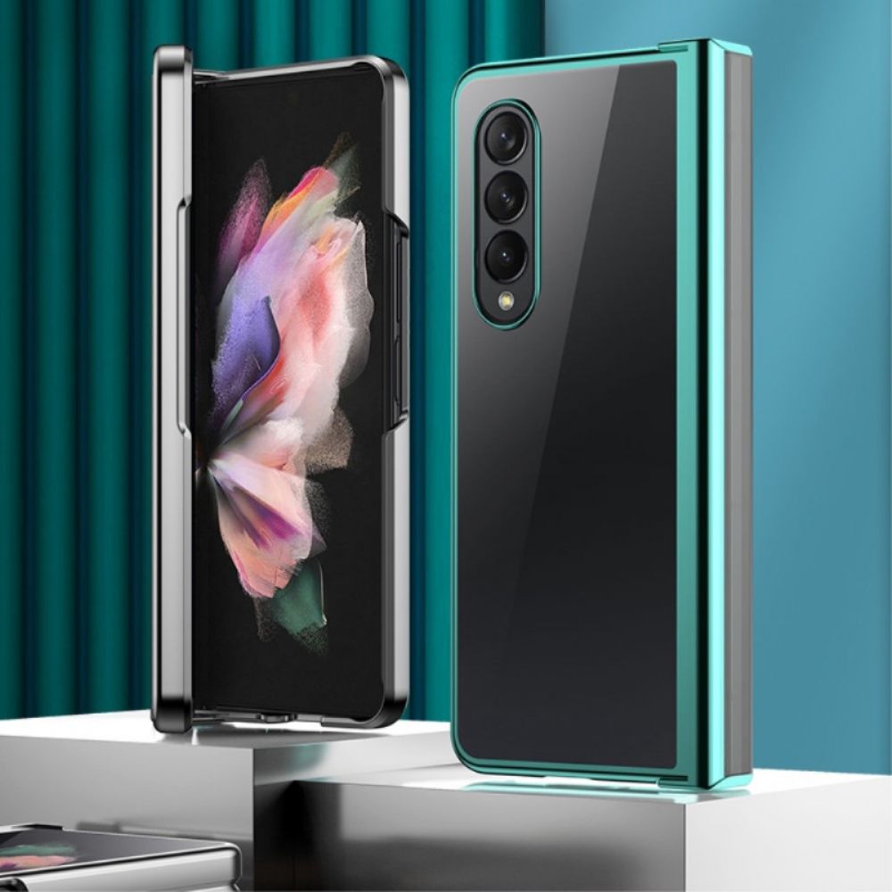 Telefoonhoesje voor Samsung Galaxy Z Fold 4 Heldere Metalen Scharnieren