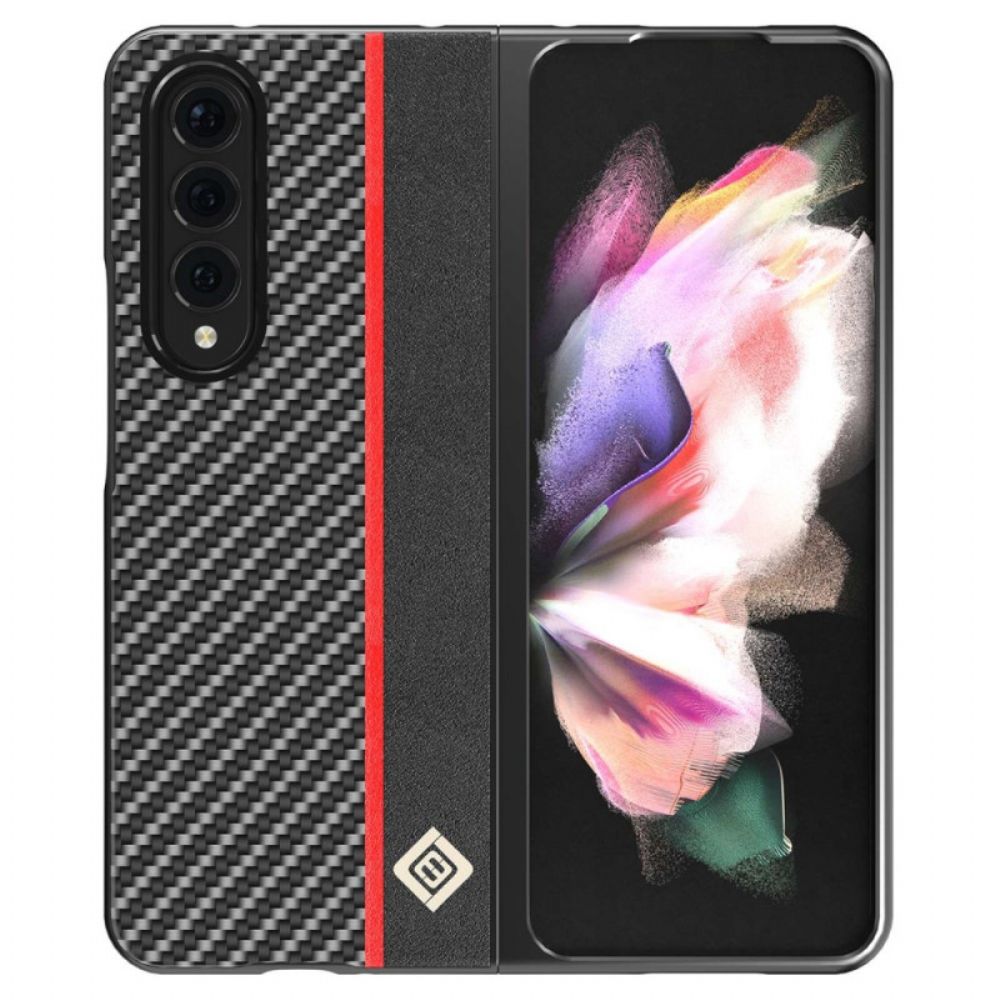 Telefoonhoesje voor Samsung Galaxy Z Fold 4 Koolstofvezellijn Lc. Imeeke