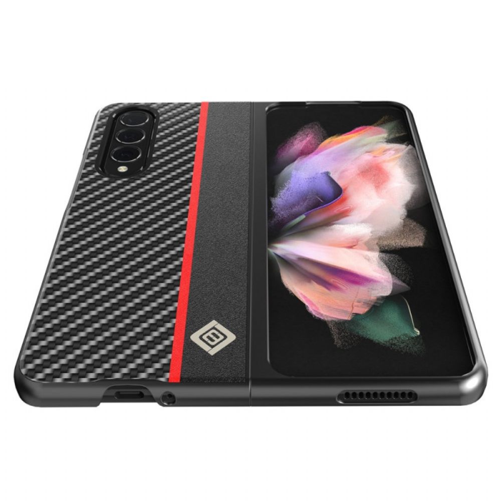 Telefoonhoesje voor Samsung Galaxy Z Fold 4 Koolstofvezellijn Lc. Imeeke