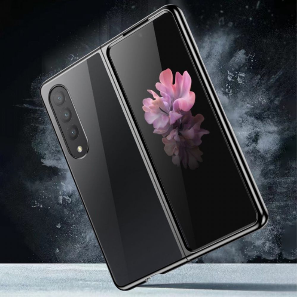 Telefoonhoesje voor Samsung Galaxy Z Fold 4 Transparant Metaal