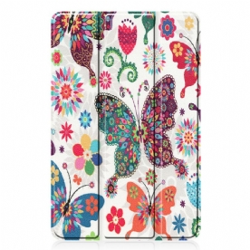 Bescherming Hoesje voor Huawei MatePad Pro Retro Vlinders En Bloemen