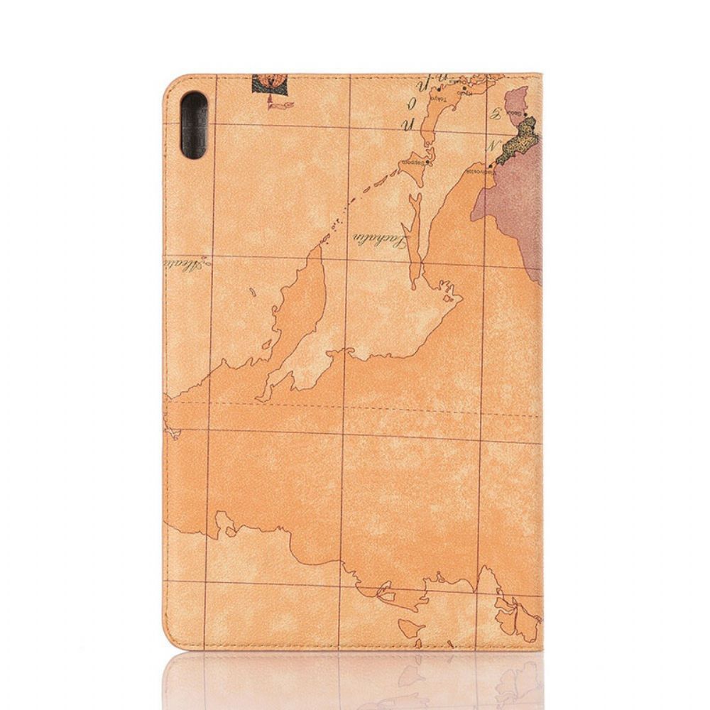 Cover voor Huawei MatePad Pro Wereldkaart