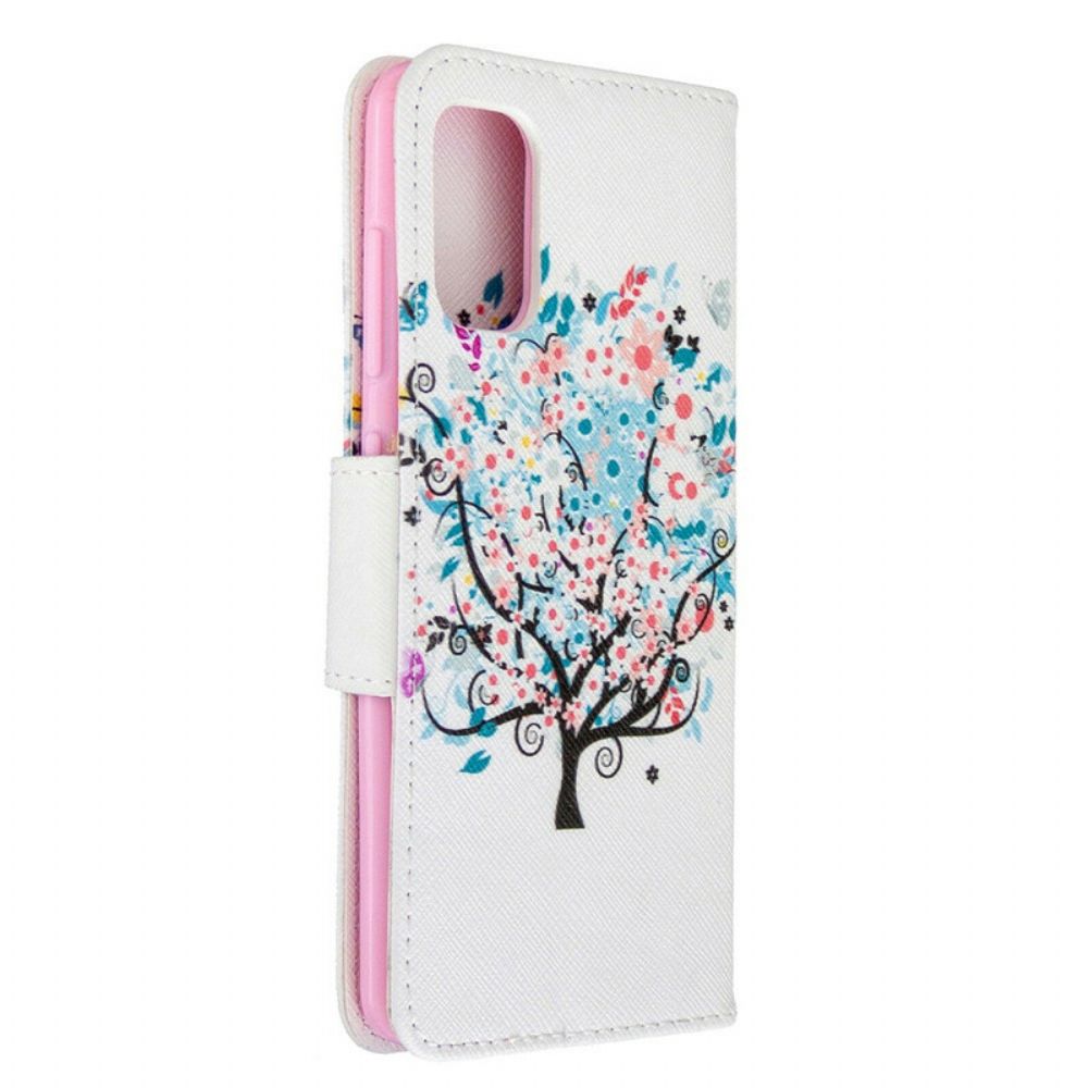 Flip Case voor Samsung Galaxy A41 Bloemrijke Boom