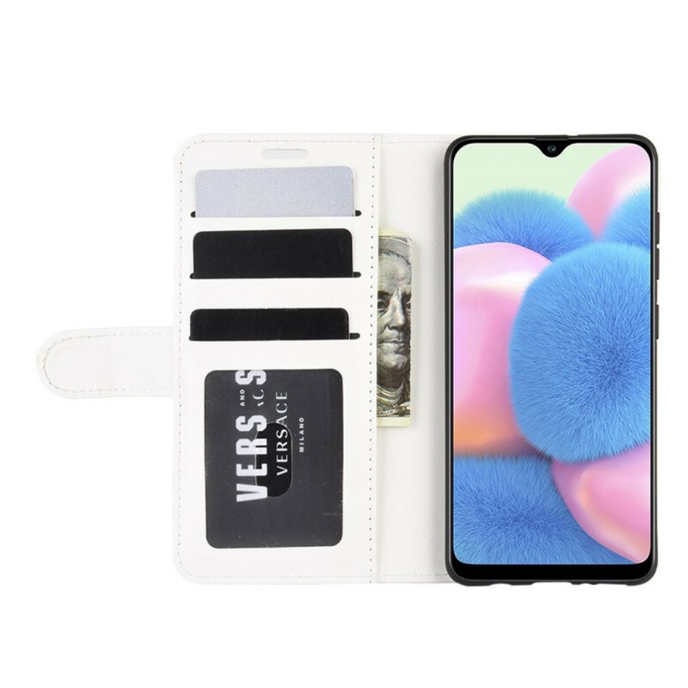 Flip Case voor Samsung Galaxy A41 Fijn Leereffect