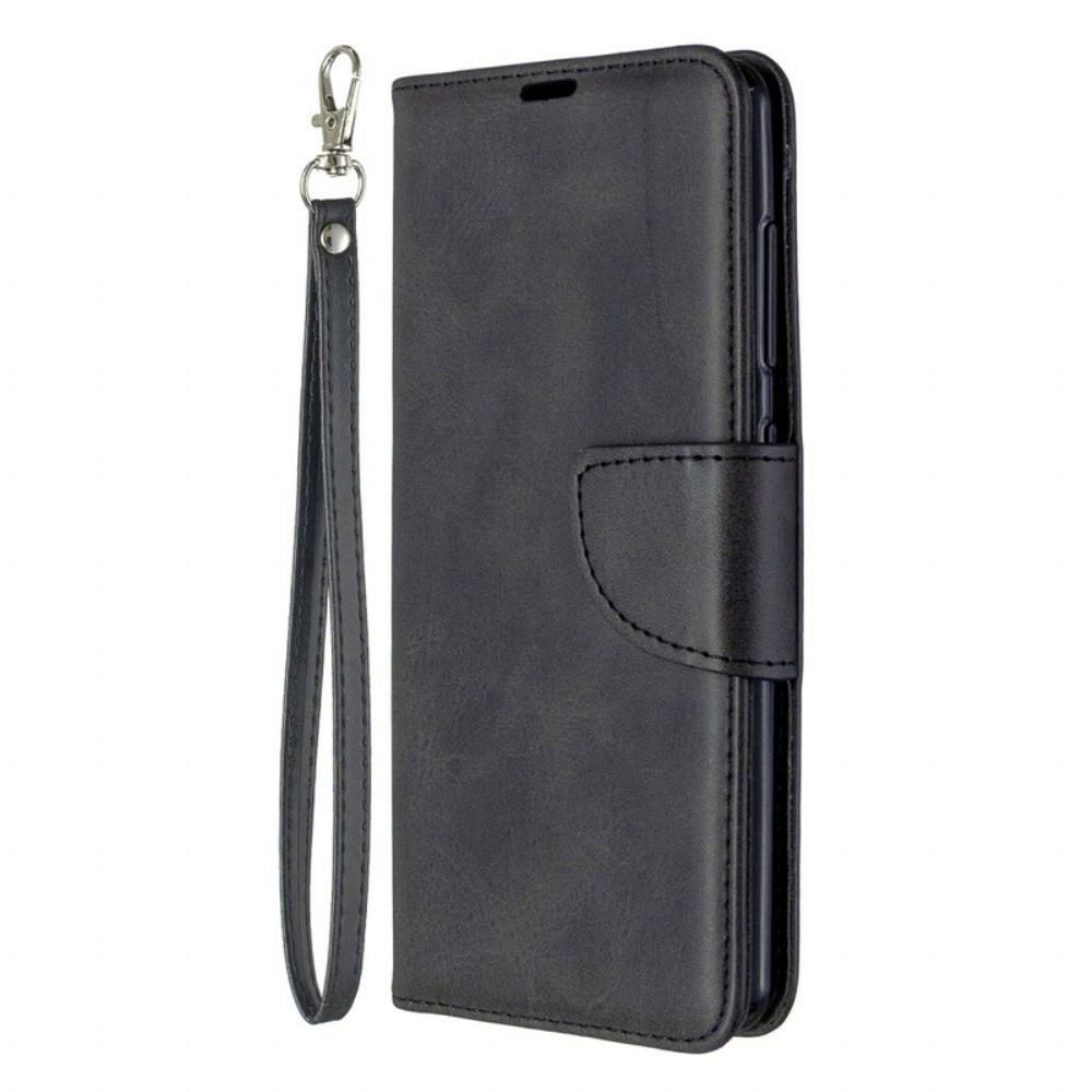 Folio-hoesje voor Samsung Galaxy A41 Flip Case Gladde Schuine Klep