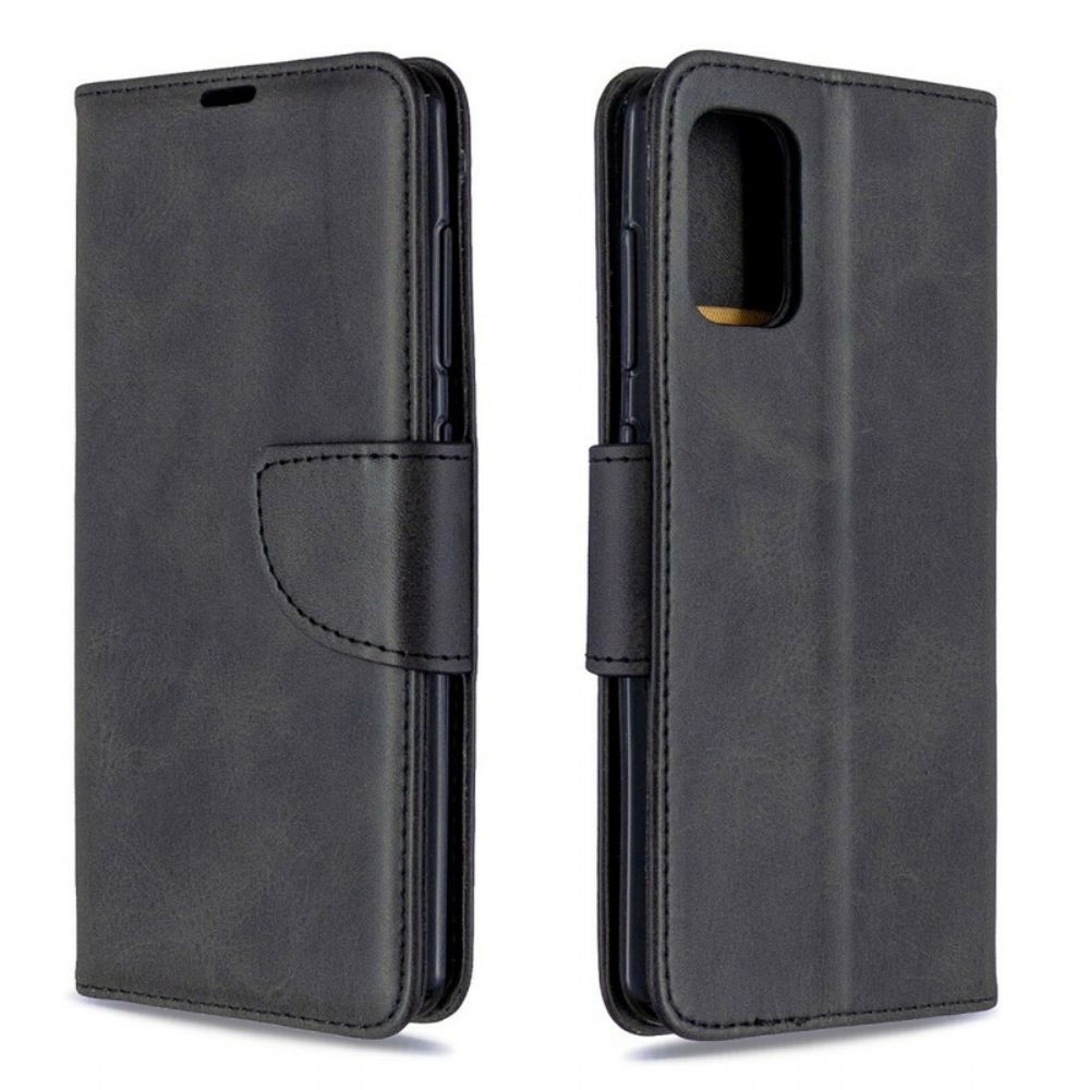 Folio-hoesje voor Samsung Galaxy A41 Flip Case Gladde Schuine Klep