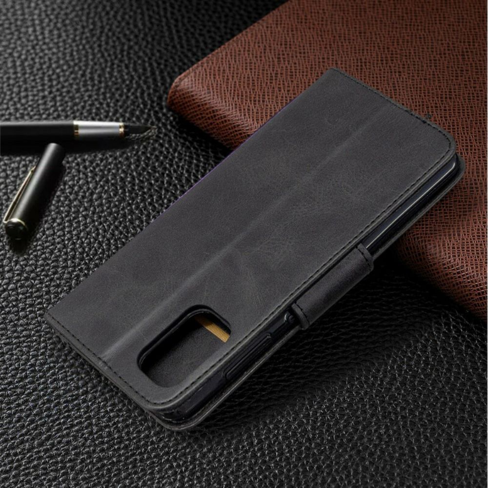 Folio-hoesje voor Samsung Galaxy A41 Flip Case Gladde Schuine Klep