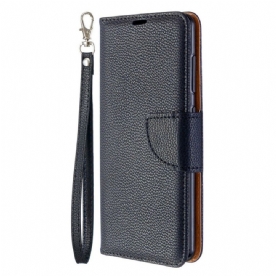 Folio-hoesje voor Samsung Galaxy A41 Flip Case Litchi Flap Schuin