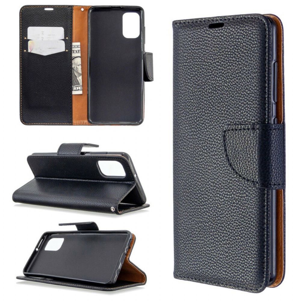 Folio-hoesje voor Samsung Galaxy A41 Flip Case Litchi Flap Schuin