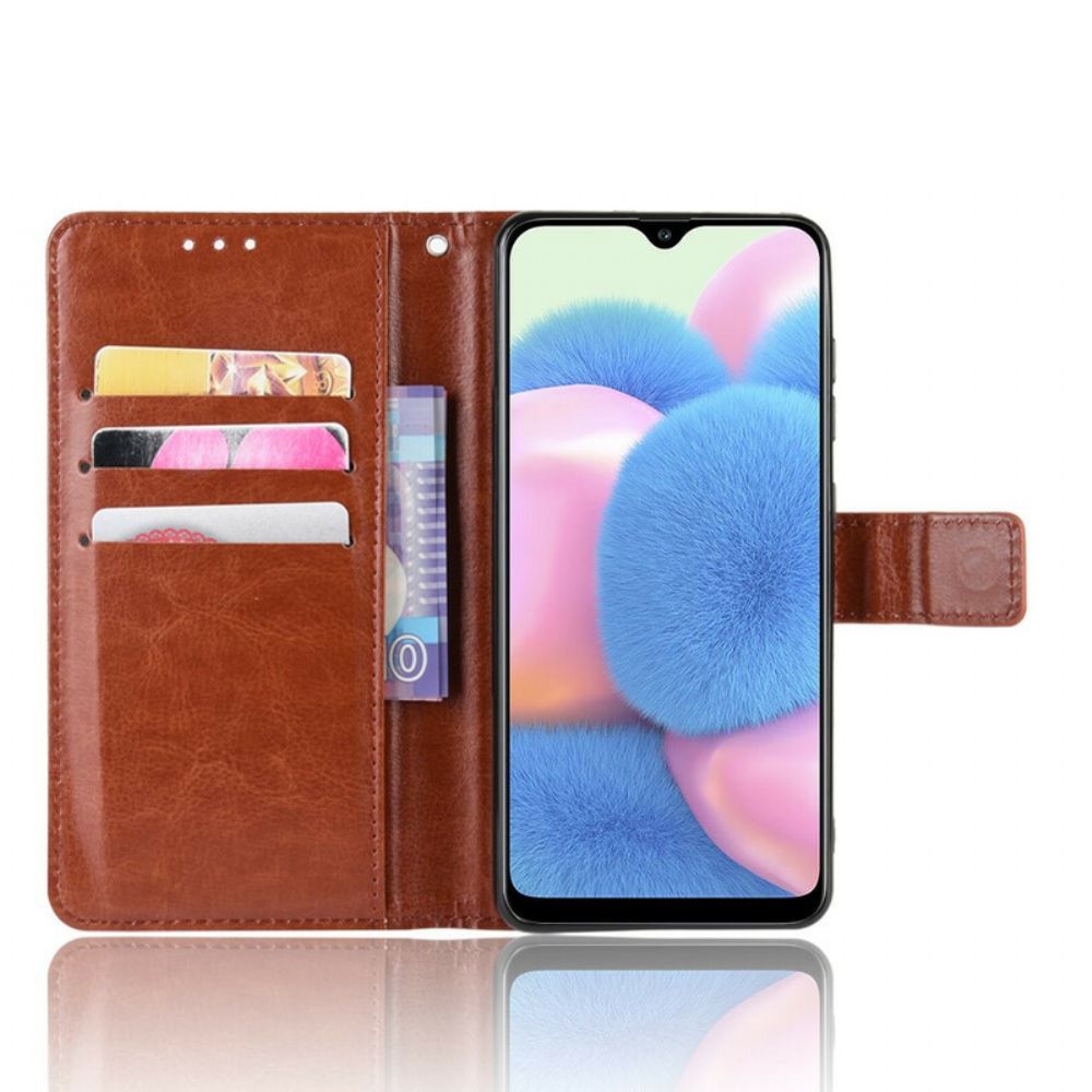 Folio-hoesje voor Samsung Galaxy A41 Flitsachtig Kunstleer