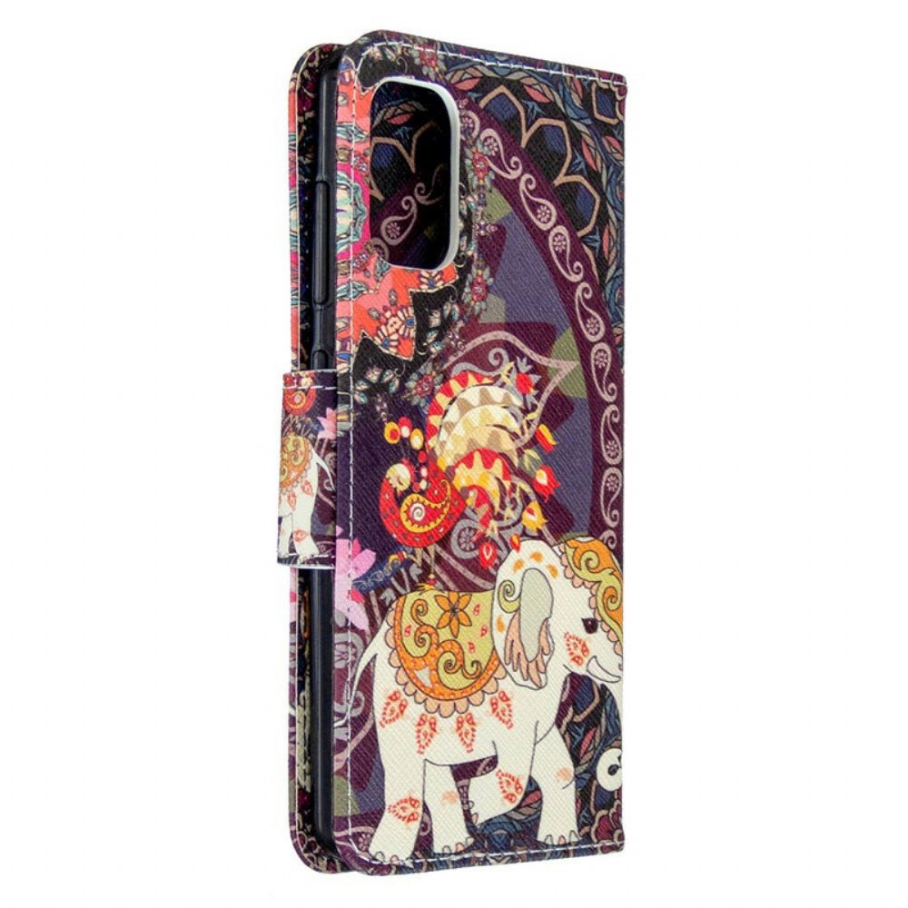 Folio-hoesje voor Samsung Galaxy A41 Indische Olifant