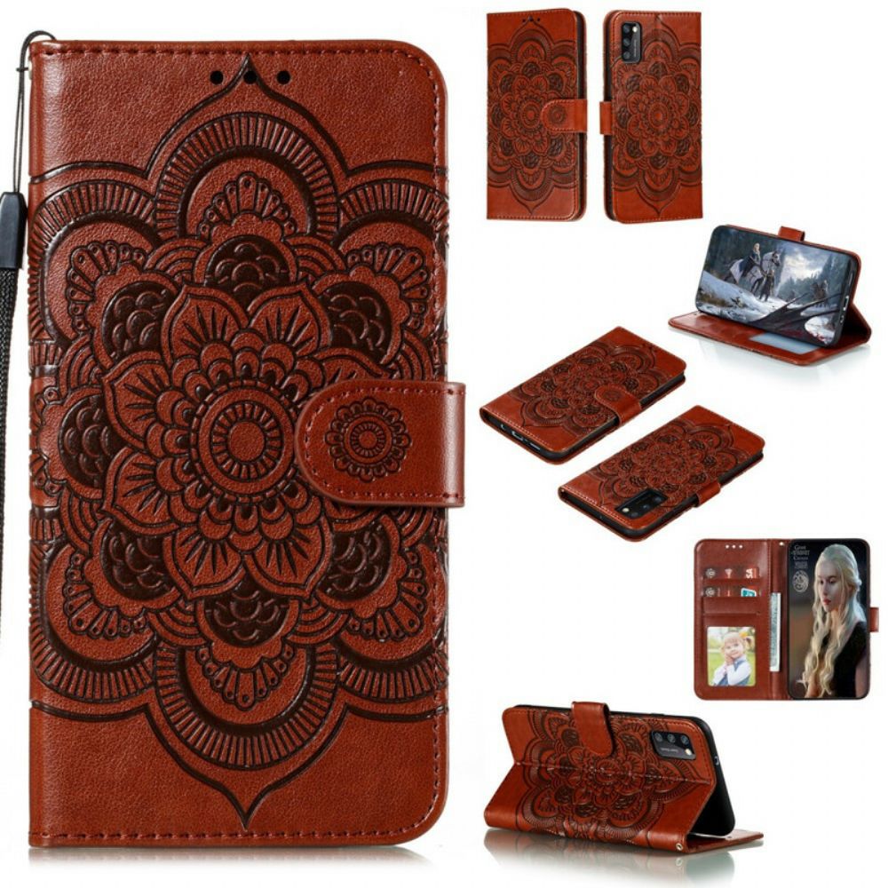 Folio-hoesje voor Samsung Galaxy A41 Integer Mandala