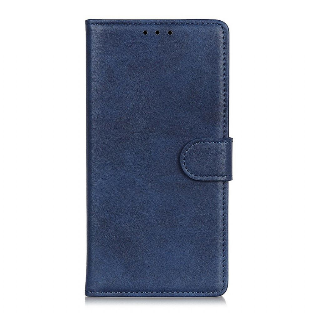 Folio-hoesje voor Samsung Galaxy A41 Retro Mat Leereffect