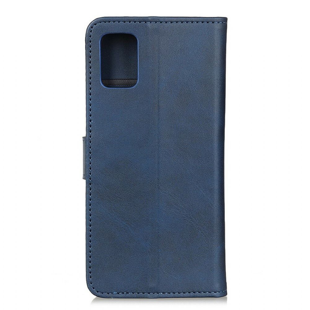 Folio-hoesje voor Samsung Galaxy A41 Retro Mat Leereffect