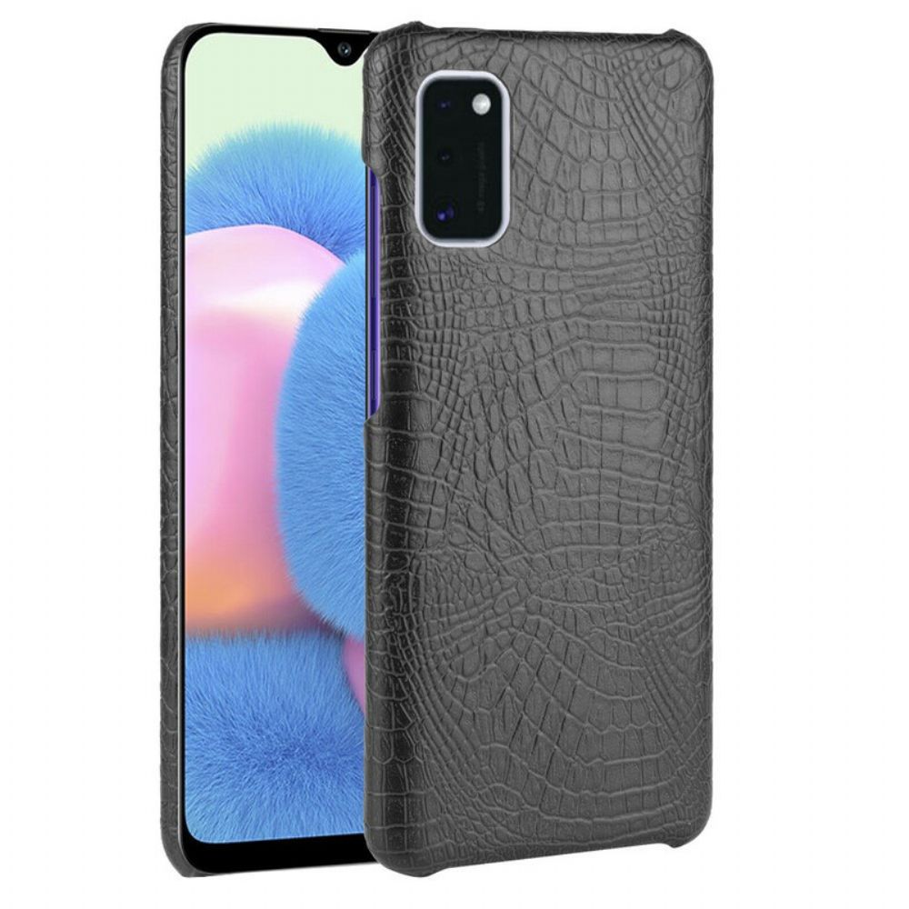 Hoesje voor Samsung Galaxy A41 Krokodillenleereffect