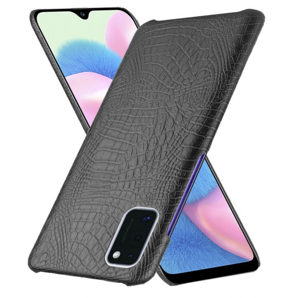 Hoesje voor Samsung Galaxy A41 Krokodillenleereffect