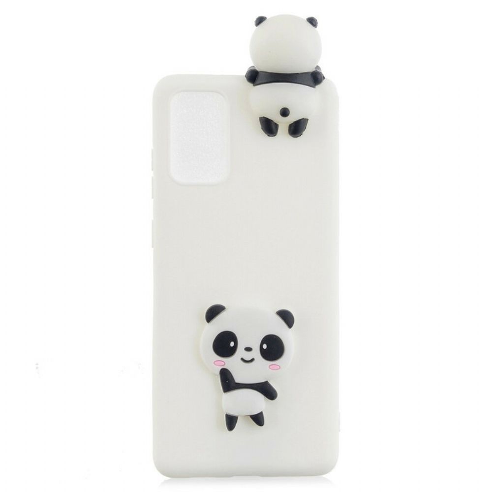 Hoesje voor Samsung Galaxy A41 Panda 3d