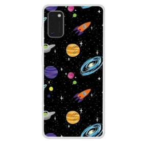 Hoesje voor Samsung Galaxy A41 Galaxy Planet