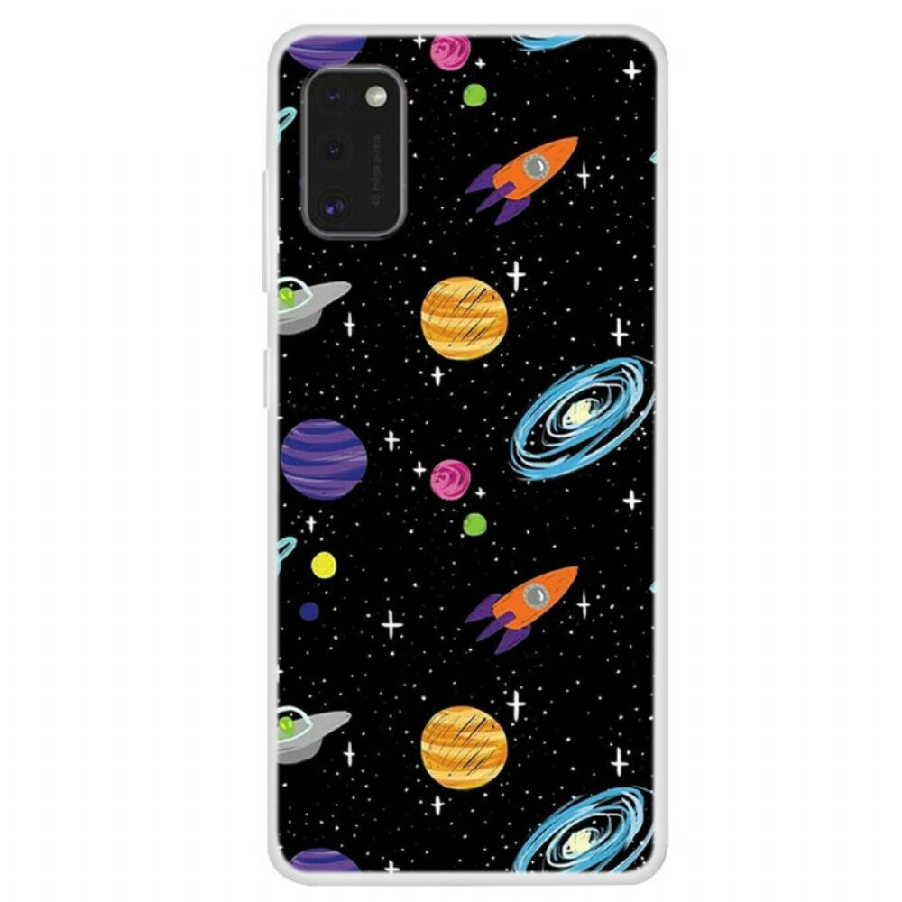 Hoesje voor Samsung Galaxy A41 Galaxy Planet