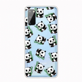 Hoesje voor Samsung Galaxy A41 Top Panda's Leuk