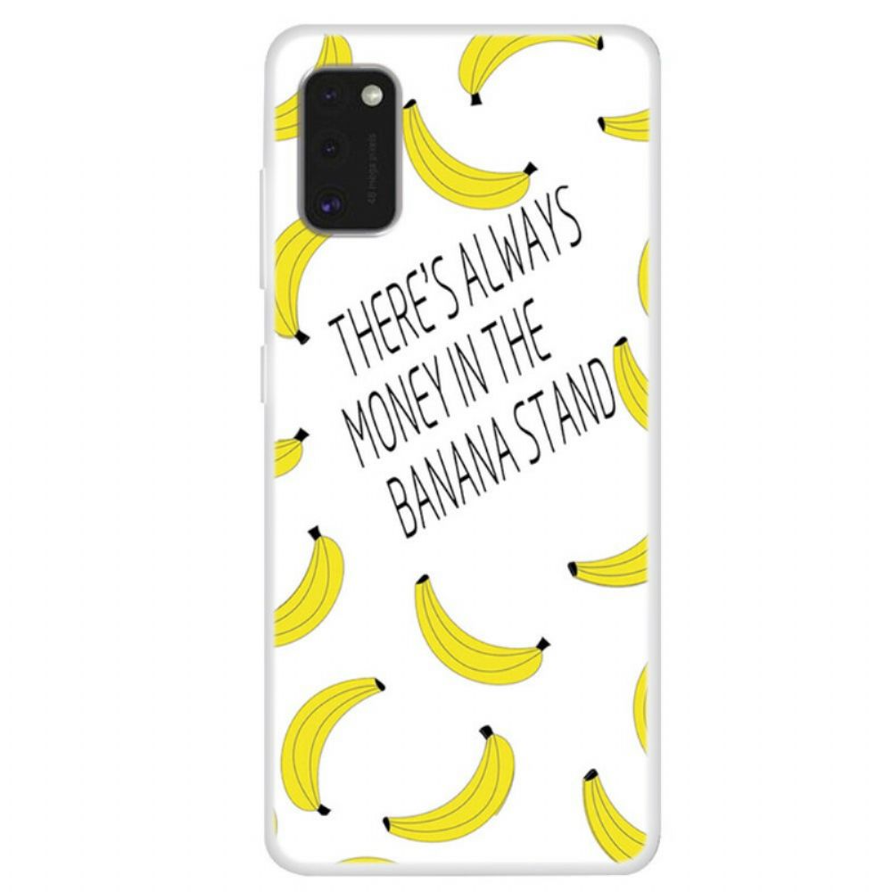 Hoesje voor Samsung Galaxy A41 Transparant Bananengeld