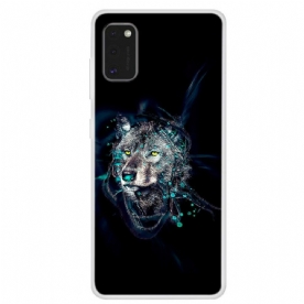 Hoesje voor Samsung Galaxy A41 Wolf