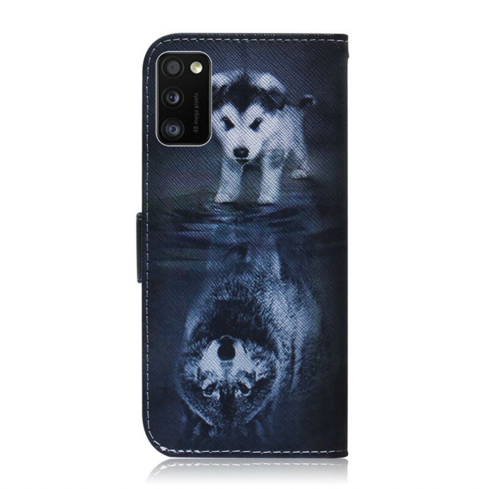 Leren Hoesje voor Samsung Galaxy A41 Ernesto De Wolf