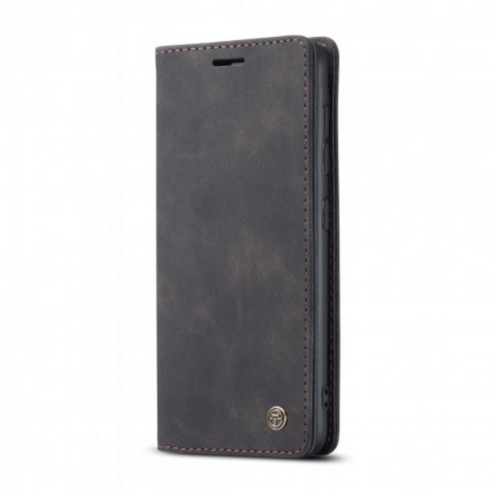 Bescherming Hoesje voor Samsung Galaxy S21 5G Folio-hoesje Caseme Kunstleer