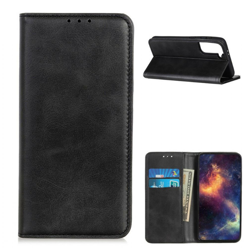 Bescherming Hoesje voor Samsung Galaxy S21 5G Folio-hoesje Gespleten Leer