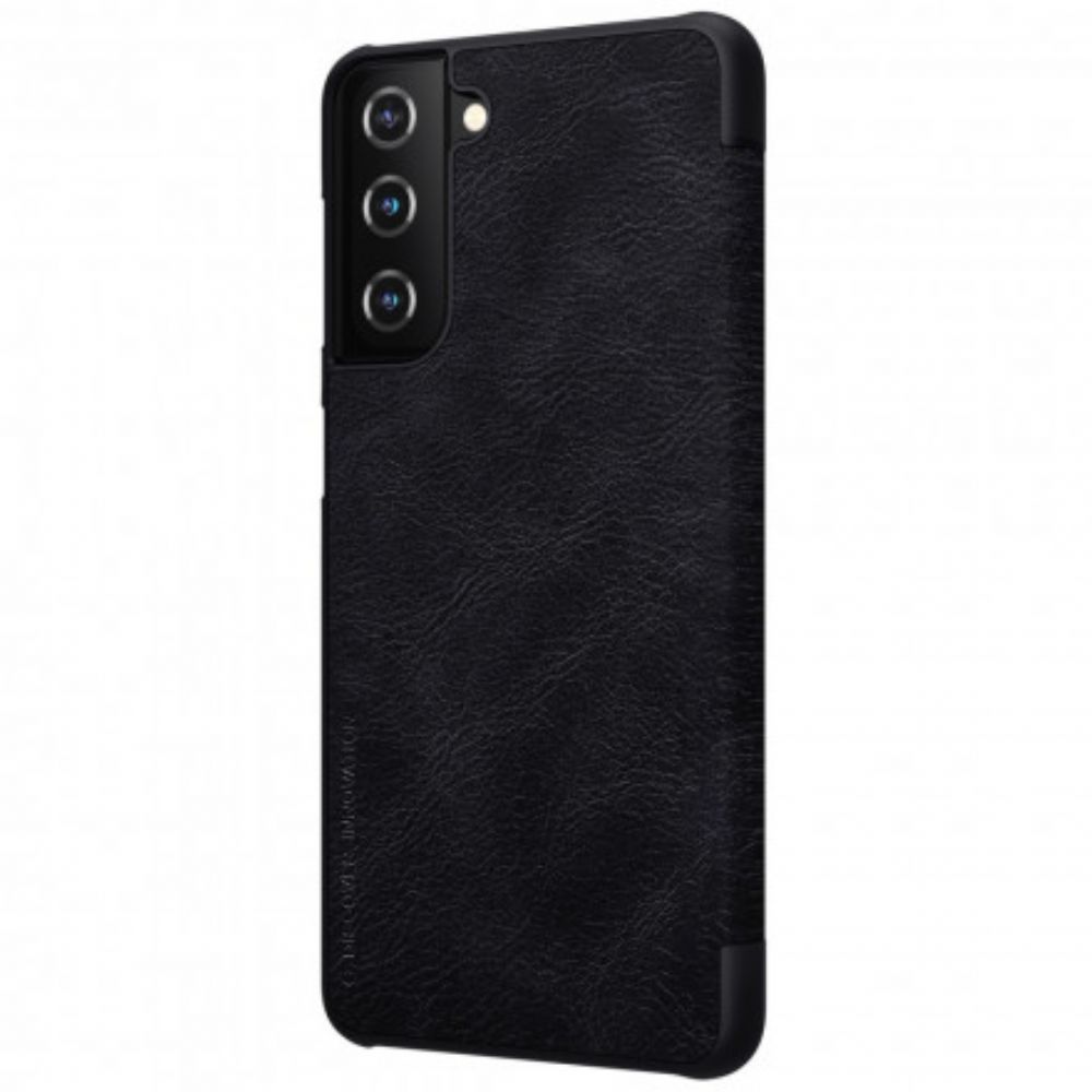 Bescherming Hoesje voor Samsung Galaxy S21 5G Folio-hoesje Nillkin Qin-serie