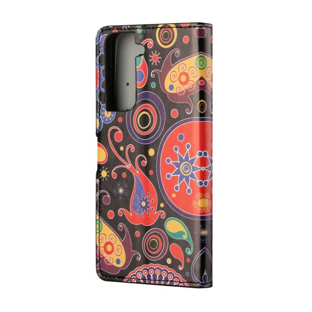 Flip Case voor Samsung Galaxy S21 5G Galaxy-ontwerp