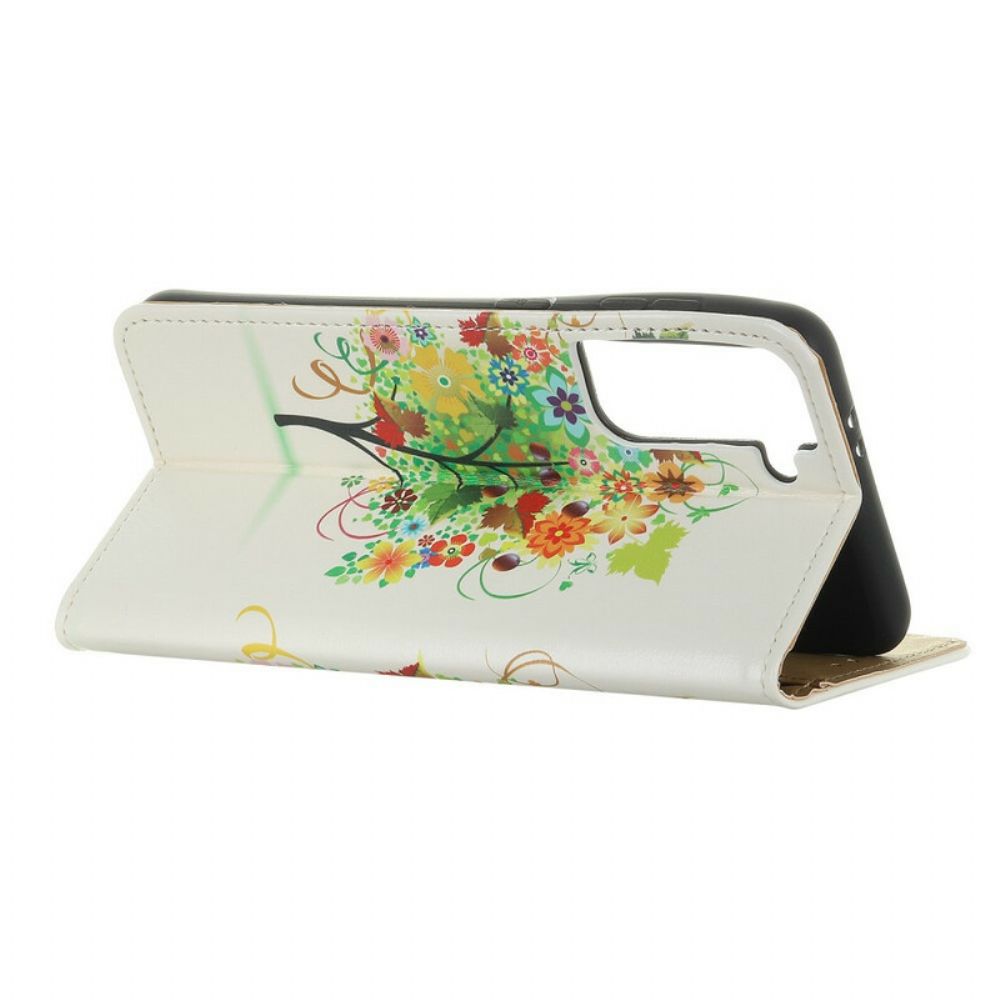 Folio-hoesje voor Samsung Galaxy S21 5G Bloeiende Boom